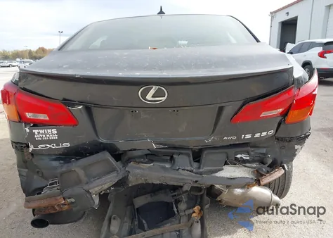 2008 Lexus Is 250 z USA, uszkodzony, nr VIN JTHCK262785024997